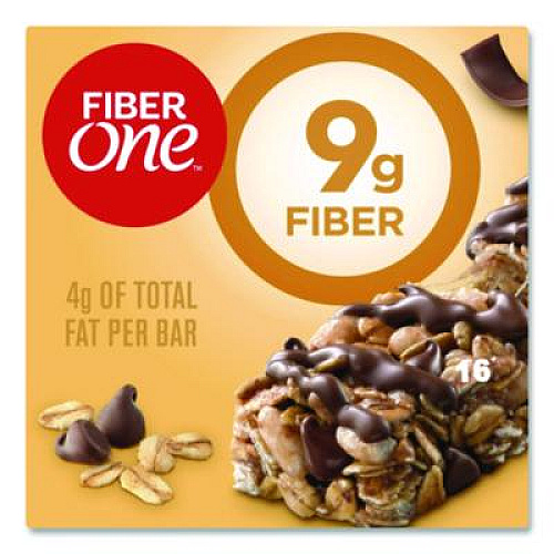 Fiber One Chewy Bars, Oats and Chocolate, 1.4 oz, 16/Box (14562)