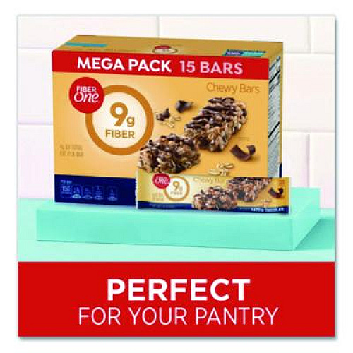 Fiber One Chewy Bars, Oats and Chocolate, 1.4 oz, 16/Box (14562)