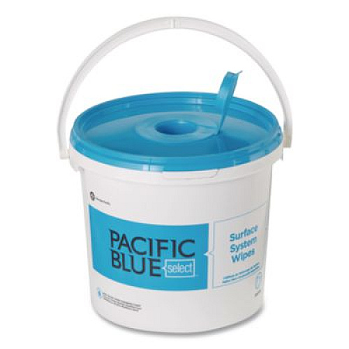 Georgia Pacific Professional Pacific Blue Select Surface System Bucket, 7.8 x 7.8 x 7, White/Blue, 6/Carton (54006)