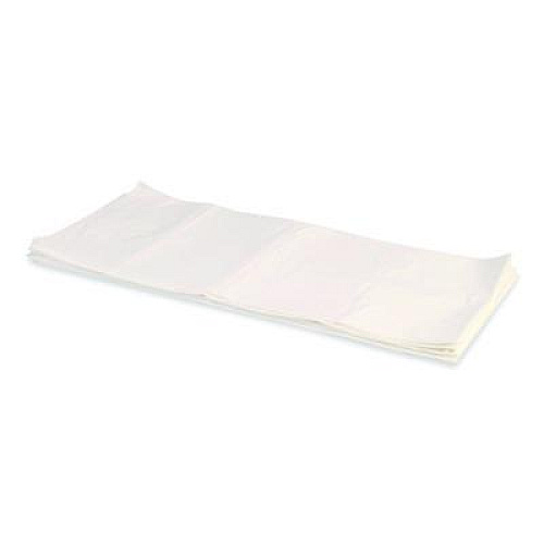 Heritage Low Density Can Liners, 56 gal, 1.5 mil, 43 x 47 Clear, Flat Pack, 100/Carton (H8647AC)