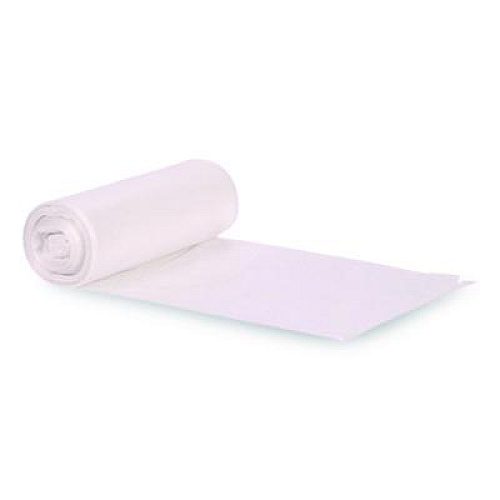 Heritage Linear Low-Density Can Liners, 56 gal, 2 mil, 43" x 48", Clear, Flat Pack, 100/Carton (H8648QC)