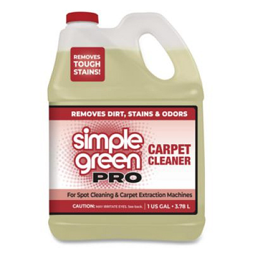 Simple Green Pro Carpet Cleaner, Unscented, 1 gal Bottle, 4/Carton (0506128)