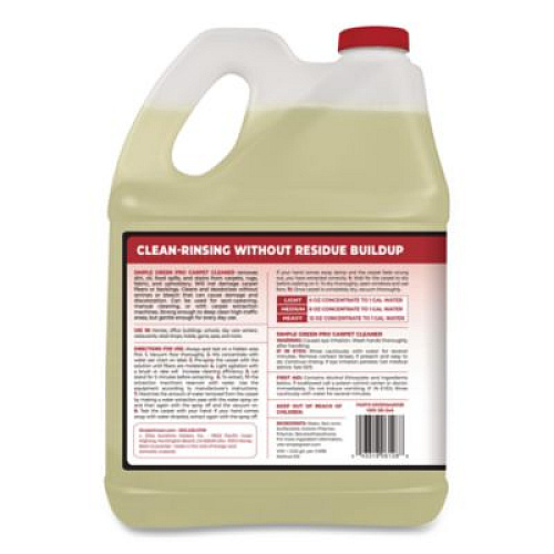 Simple Green Pro Carpet Cleaner, Unscented, 1 gal Bottle, 4/Carton (0506128)