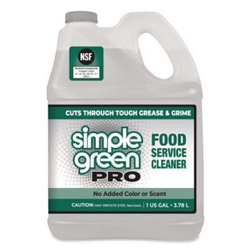 Simple Green Pro Food Service Cleaner, 1 gal Bottle, 4/Carton (0601128)