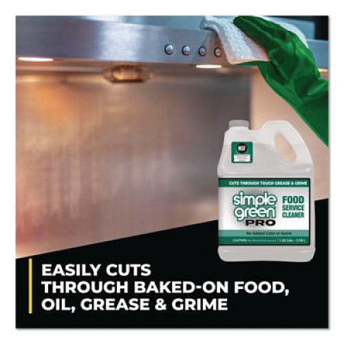 Simple Green Pro Food Service Cleaner, 1 gal Bottle, 4/Carton (0601128)