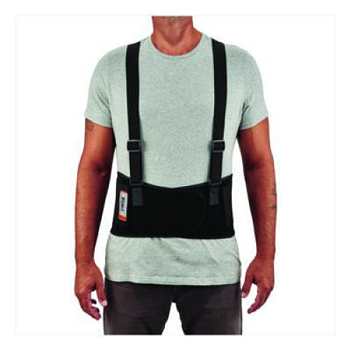 ergodyne ProFlex 1650 Economy Elastic Back Support Brace, Small, 25" to 30" Waist, Black (11092)