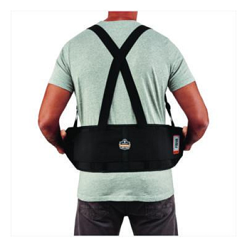 ergodyne ProFlex 1650 Economy Elastic Back Support Brace, Small, 25" to 30" Waist, Black (11092)