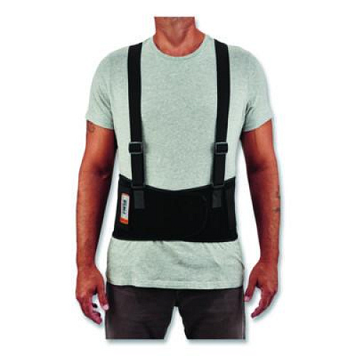 ergodyne ProFlex 1650 Economy Elastic Back Support Brace, Medium, 30" to 34" Waist, Black (11093)