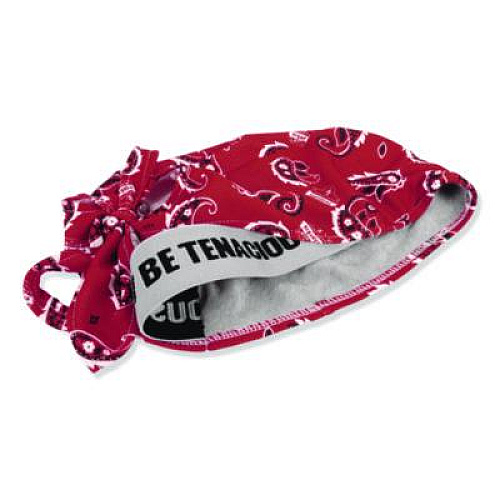 ergodyne Chill-Its 6615 High-Performance Bandana Doo Rag with Terry Cloth Sweatband, One Size Fits Most, Red Western (12479)