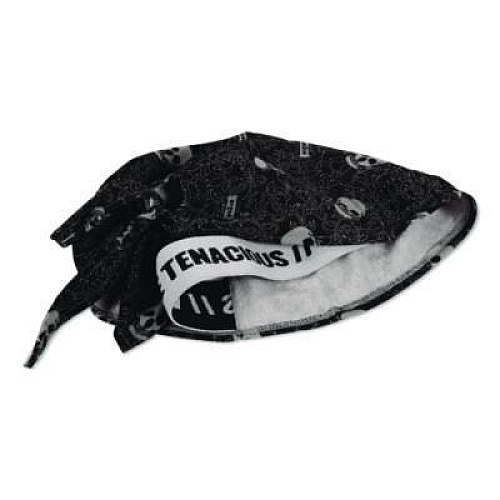 ergodyne Chill-Its 6615 High-Performance Bandana Doo Rag with Terry Cloth Sweatband, One Size Fits Most, Skulls (12519)