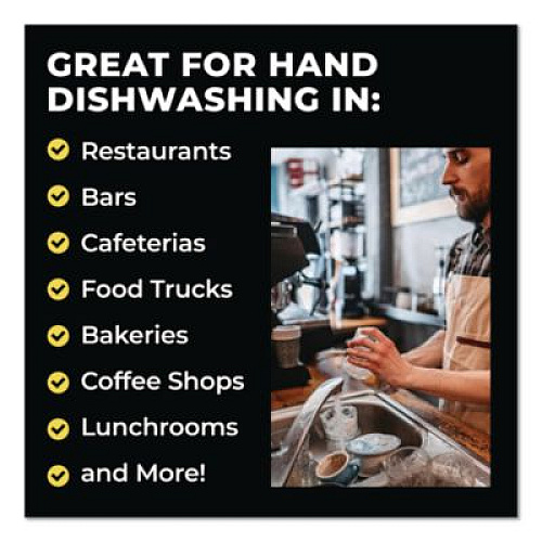 Simple Green Pro Dish Soap, Sparkling Citrus Scent, 1 gal Bottle, 4/Carton (4101128)
