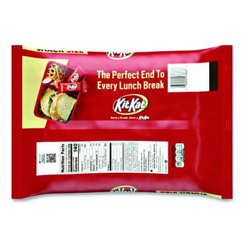 Kit Kat Snack Size, Crisp Wafers in Milk Chocolate, 20.1 oz Bag (24600011)
