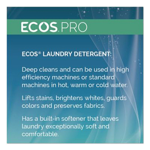 ECOS PRO Laundry Detergent Liquid, Free and Clear, 5 gal Pail (PL976405)