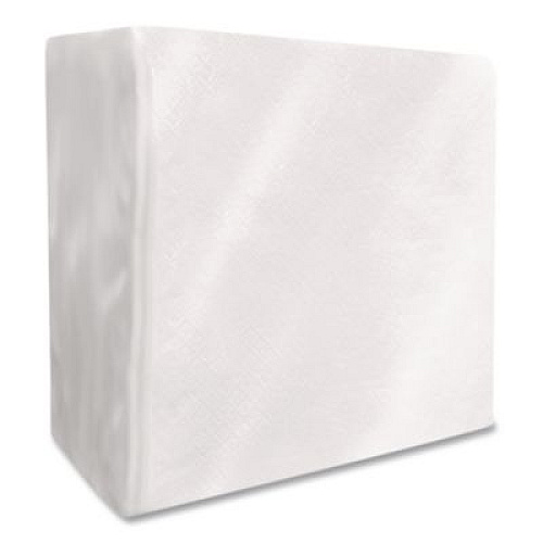 Boardwalk Dinner Napkins, 1-Ply, 16" x 16", White, 250/Pack, 12 Packs/Carton (1616NAPW)
