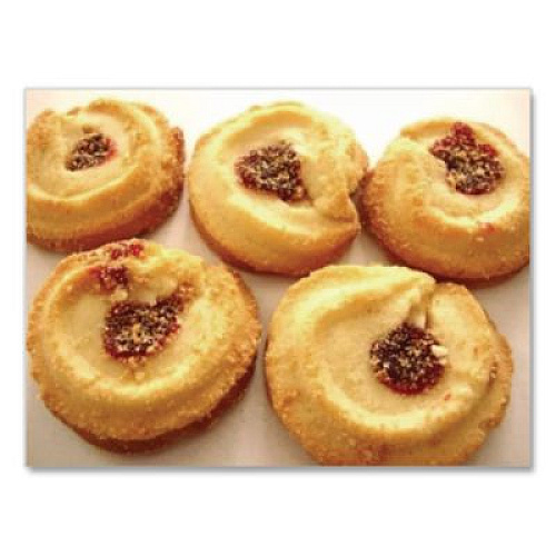 Knott's Berry Farm Premium Berry Jam Shortbread Cookies, Raspberry, 2 oz Pack, 36/Carton (59636)