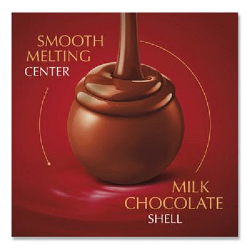 Lindt Lindor Milk Chocolate Truffles, 3.5 oz Bag, 3 Bags (30100005)