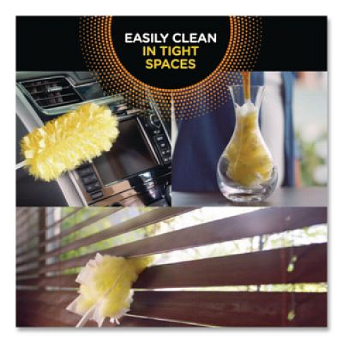 Swiffer Heavy Duty Dusters Starter Kit, 6" Handle with Two Disposable Dusters (08109KT)