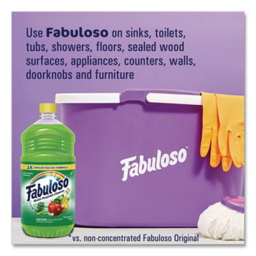 Fabuloso Multi-use Cleaner, Passion Fruit Scent, 56 oz, Bottle, 6/Carton (53043)