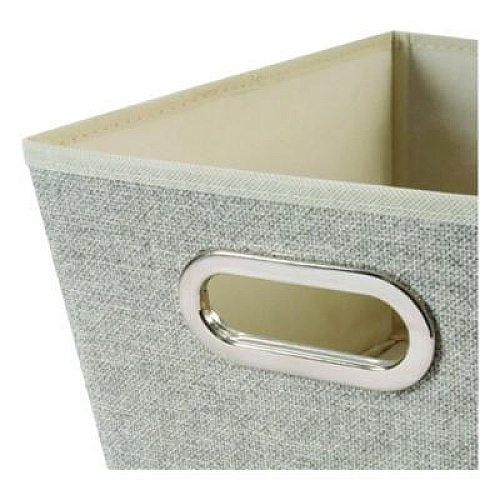Macbeth Collection Storage Tote, Medium, 7.5" x 10.8" x 13", Tan (25434FEJ)