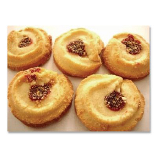 Knott's Berry Farm Premium Berry Jam Shortbread Cookies, Strawberry, 2 oz, 36/Carton (BIS59637)