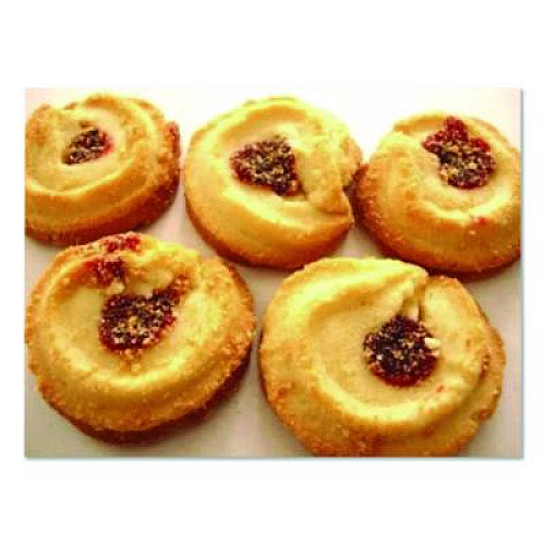 Knott's Berry Farm Premium Berry Jam Shortbread Cookies, Raspberry and Strawberry Variety, 2 oz Pack, 36 Packs/Carton (BIS59638)