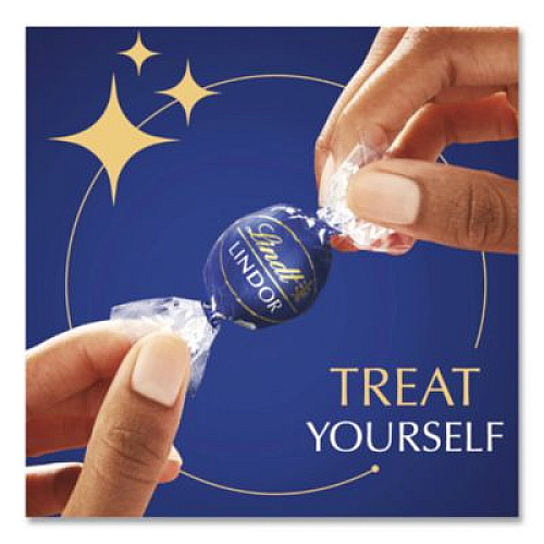 Lindt Lindor Dark Chocolate Truffles, 25.4 oz Box, 60/Box (LAS3513)