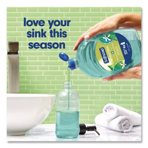 Softsoap Antibacterial Liquid Hand Soap Refill, Fresh Scent, 50 oz, Green, 6/Carton (45991)