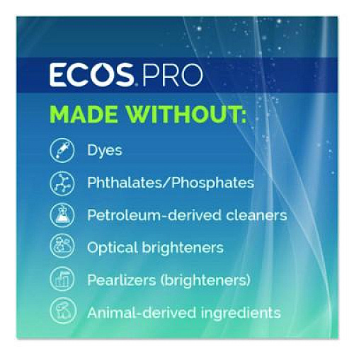 ECOS PRO Dishmate Manual Dish Liquid, Free and Clear, 5 gal Pail (PL972105)