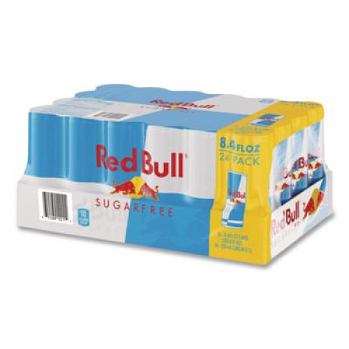 Red Bull Energy Drink, Sugar-Free, 8.4 oz Can, 24/Carton (122114)