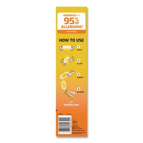 Swiffer Heavy Duty Dusters with Extendable Handle, 14" to 3 ft Handle, 1 Handle and 3 Dusters/Kit (82074)