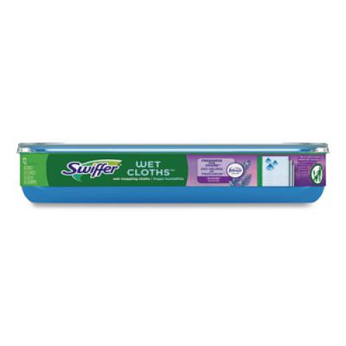 Swiffer Wet Refill Cloths, 10 x 8, Lavender Vanilla and Comfort, White, 36/Carton (55311)