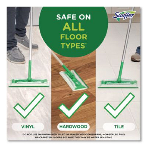 Swiffer Wet Refill Cloths, 10 x 8, Lavender Vanilla and Comfort, White, 36/Carton (55311)