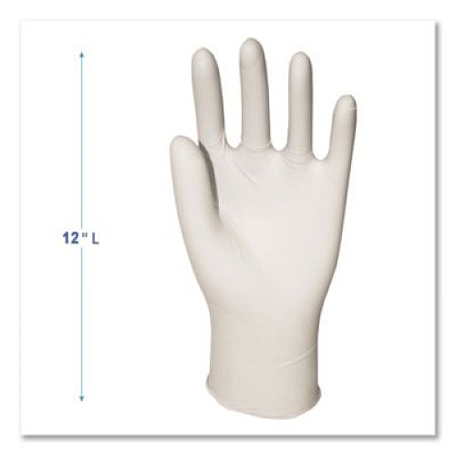 Boardwalk General-Purpose Latex Gloves, Powder-Free, X-Large, 4.4 mil Thick, 9.5" Long, Natural, 100/Box, 10 Boxes/Carton (345XLCT)
