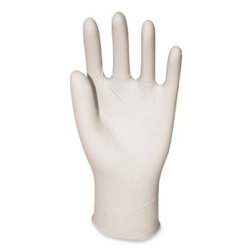 Boardwalk General-Purpose Latex Gloves, Powder-Free, X-Large, 4.4 mil Thick, 9.5" Long, Natural, 100/Box (345XLBX)