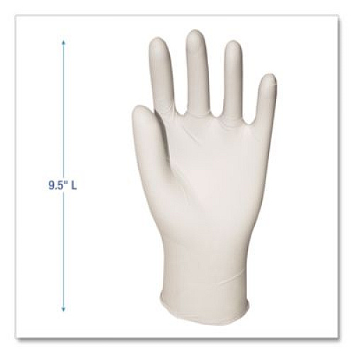 Boardwalk Powder-Free Synthetic Vinyl Gloves, Small, 4 mil Thick, 9.5" Long, Cream, 100/Box, 10 Boxes/Carton (315SCT)