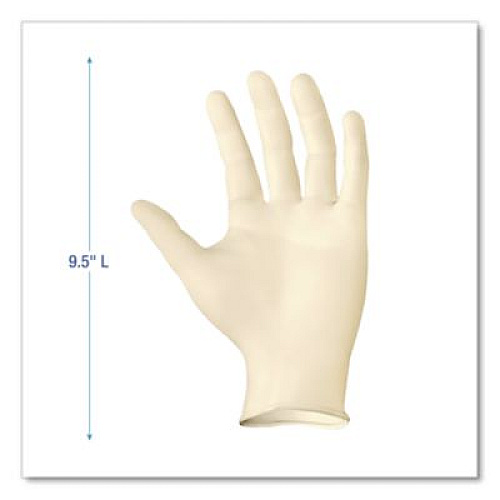 Boardwalk Powder-Free Synthetic Examination Vinyl Gloves, X-Large, 5 mil Thick, 9.5" Long, Cream, 100/Box, 10 Boxes/Carton (310XLCT)