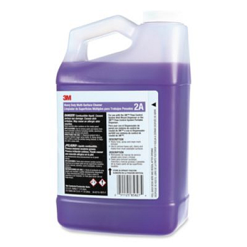 3M Heavy-Duty Multi-Surface Cleaner Concentrate, Citrus, 0.5 gal Bottle, 4/Carton (2A)