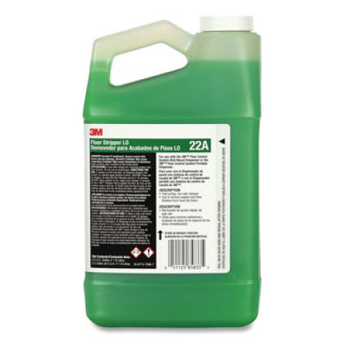3M Floor Stripper LO Concentrate 22A, 0.5 gal Bottle, 4/Carton