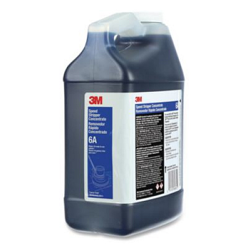 3M Speed Stripper Concentrate 6A, Mild Scent, 0.5 gal Bottle, 4/Carton