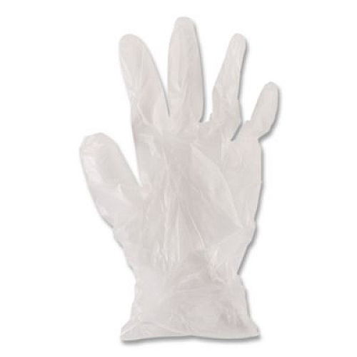 Boardwalk Exam Vinyl Gloves, Powder-Free, X-Large, 3.6 mil Thick, 9.5" Long, Clear, 100/Box, 10 Boxes/Carton (361XLCT)