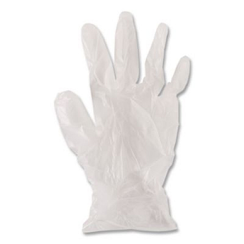Boardwalk General Purpose Vinyl Gloves, Powder-Free, Large, 2.6 mil Thick, 9.5" Long, Clear, 100/Box, 10 Boxes/Carton (365LCT)