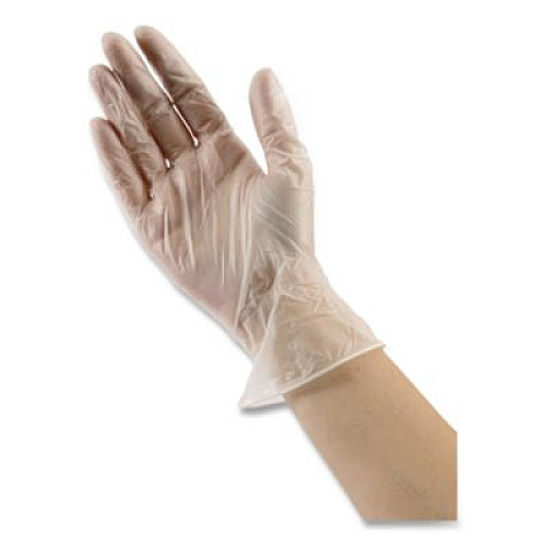Boardwalk General Purpose Vinyl Gloves, Powder-Free, XX-Large, 2.6 mil Thick, 9.5" Long, Clear, 100/Box (365XXLBX)