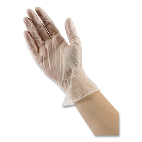 Boardwalk General Purpose Vinyl Gloves, Powder-Free, XX-Large, 2.6 mil Thick, 9.5" Long, Clear, 100/Box, 10 Boxes/Carton (365XXLCT)