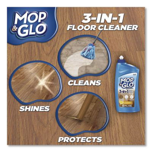 MOP & GLO Ready to Use Multi-Surface Floor Cleaner, Fresh Citrus Scent, 32 oz. Bottle (98563EA)