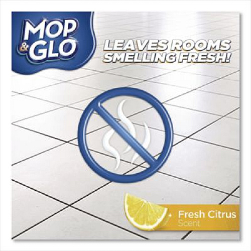 MOP & GLO Ready to Use Multi-Surface Floor Cleaner, Fresh Citrus Scent, 32 oz Bottle, 4/Carton (98563CT)