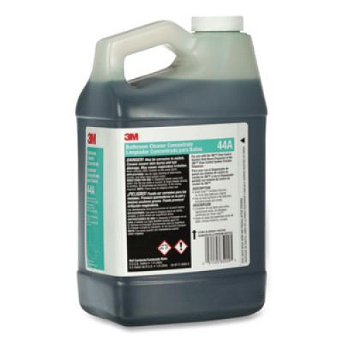 3M Bathroom Cleaner Concentrate 44A, Pleasant Scent, 0.5 gal Bottle, 4/Carton