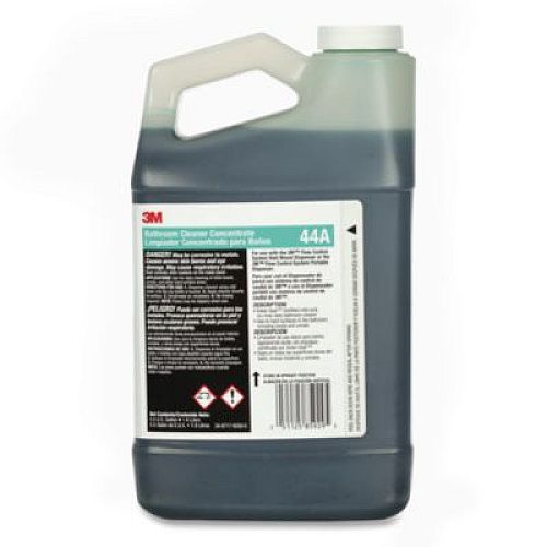 3M Bathroom Cleaner Concentrate 44A, Pleasant Scent, 0.5 gal Bottle, 4/Carton