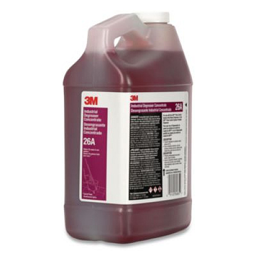 3M Industrial Degreaser Concentrate 26A, 0.5 gal Bottle, 4/Carton