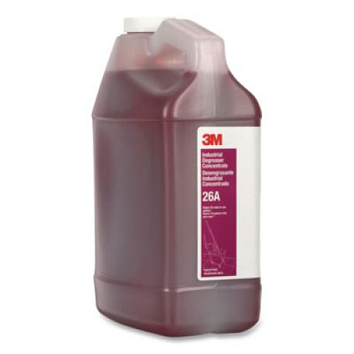 3M Industrial Degreaser Concentrate 26A, 0.5 gal Bottle, 4/Carton