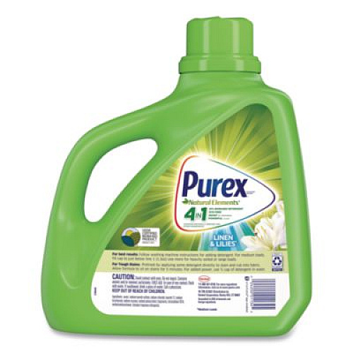 Purex Ultra Natural Elements HE Liquid Detergent, Linen and Lilies, 150 oz Bottle (01134EA)